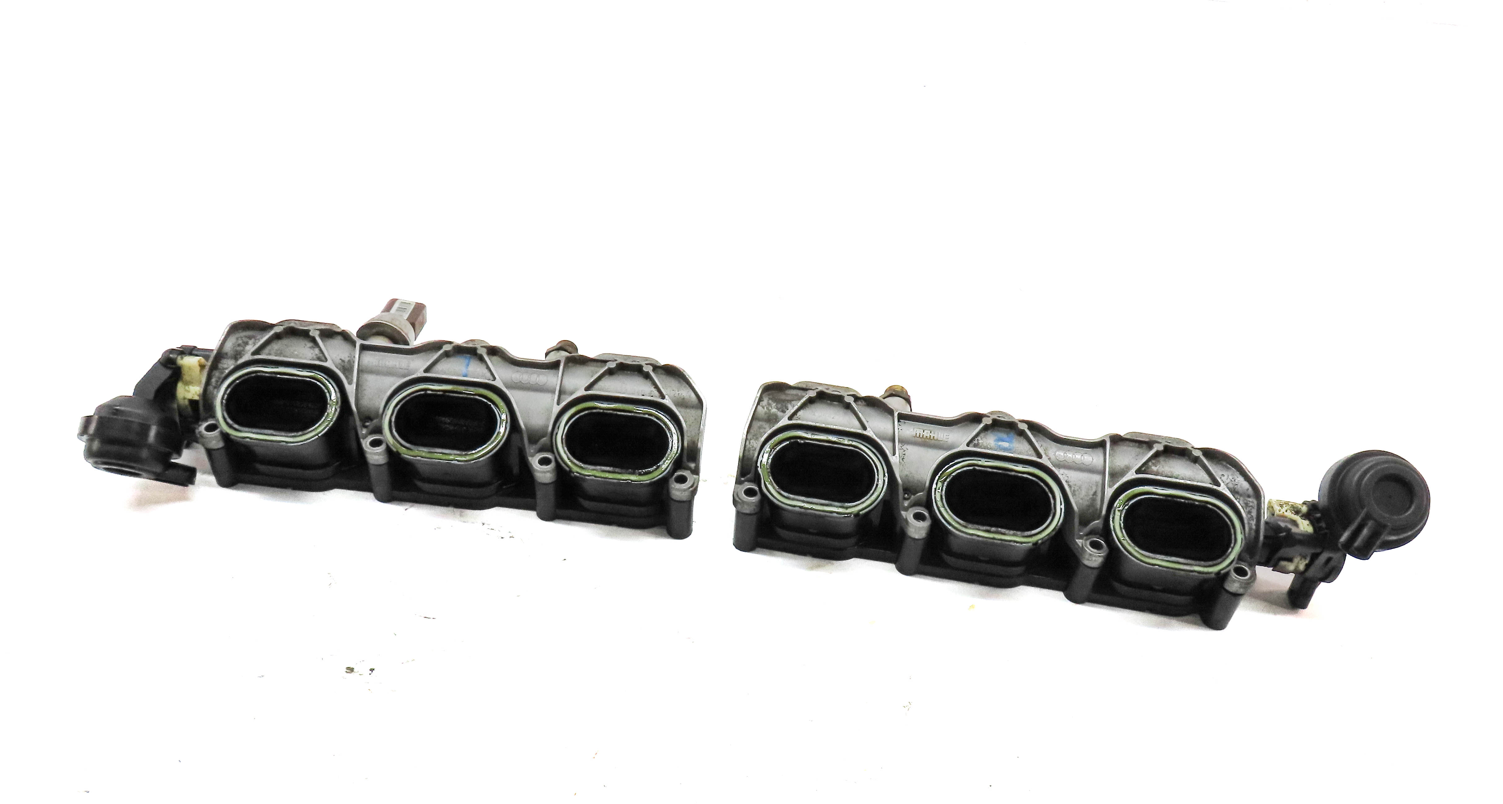 11-18 PORSCHE CAYENNE PANAMERA (958 970) 3.0L LEFT & RIGHT LOWER INTAKE MANIFOLD — exact item pictured